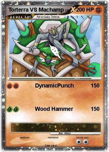Pokemon Torterra VS Machamp