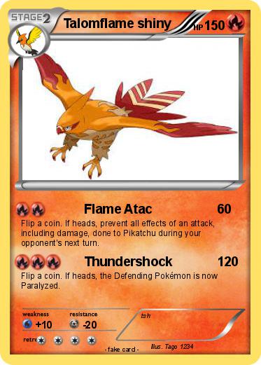 Pokemon Talomflame shiny
