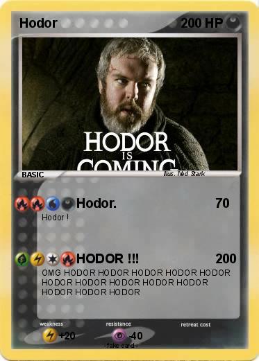 Pokemon Hodor