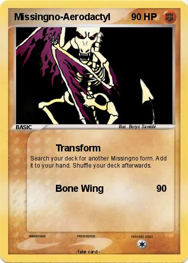 Pokemon Missingno-Aerodactyl