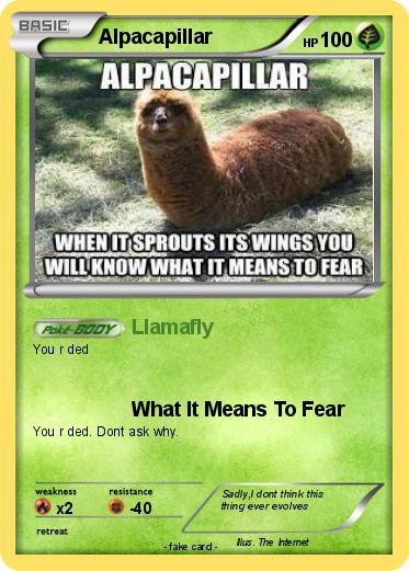 Pokemon Alpacapillar