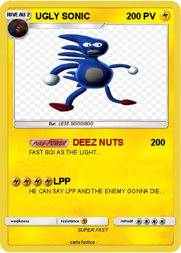 Pokemon UGLY SONIC