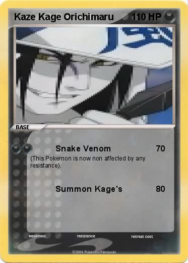 Pokemon Kaze Kage Orichimaru
