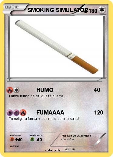 Pokemon SMOKING SIMULATOR