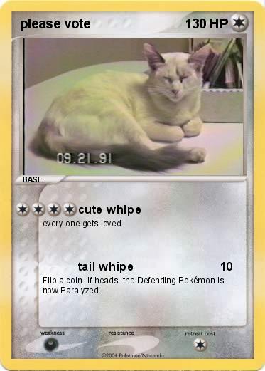 Pokemon please vote