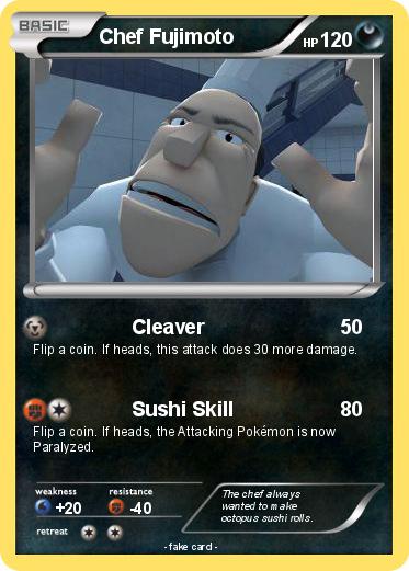 Pokemon Chef Fujimoto