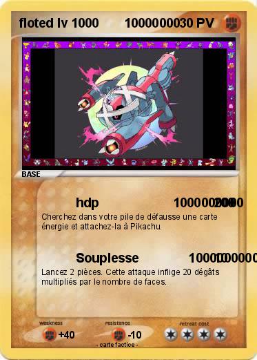 Pokemon floted lv 1000       10000000