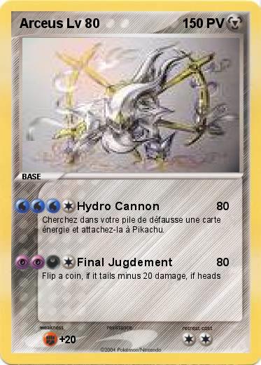 Pokemon Arceus Lv 80