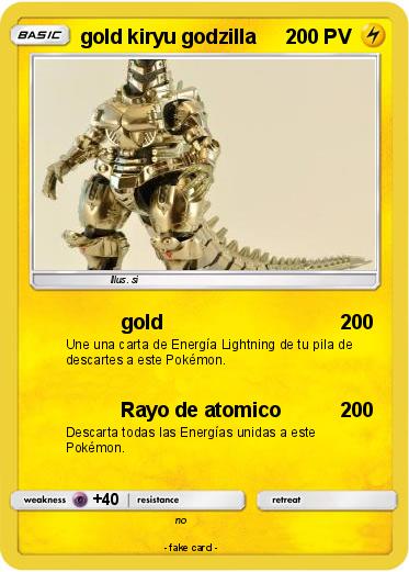 Pokemon gold kiryu godzilla