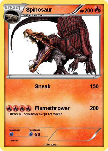 Pokemon Spinosaur