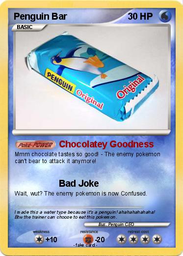Pokemon Penguin Bar