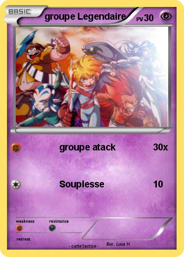 Pokemon groupe Legendaire