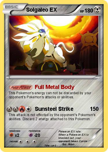Pokemon Solgaleo EX