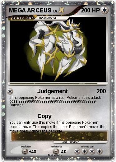 Pokemon MEGA ARCEUS
