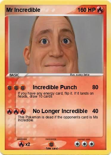 Pokemon Mr Incredible