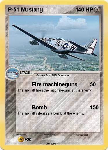Pokemon P-51 Mustang