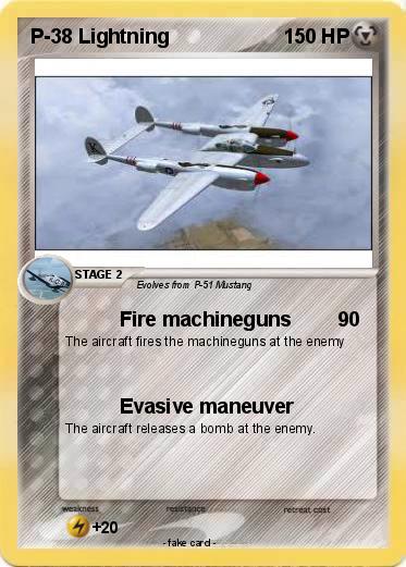 Pokemon P-38 Lightning