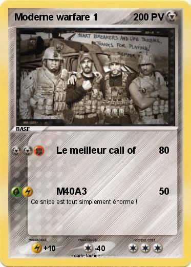 Pokemon Moderne warfare 1