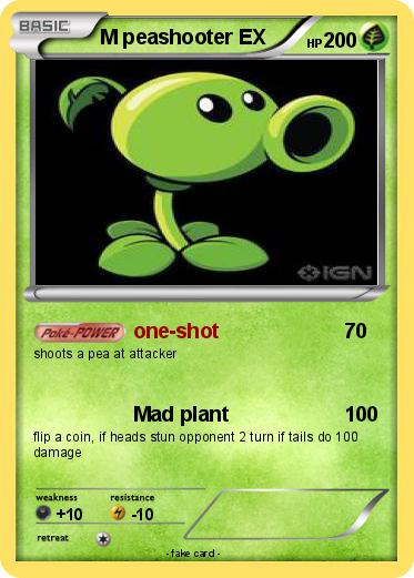 Pokemon M peashooter EX