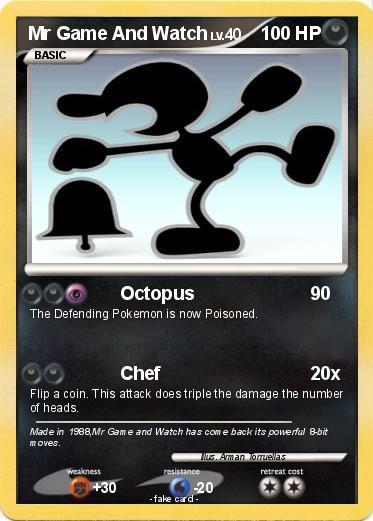 Pokemon Mr Game And Watch