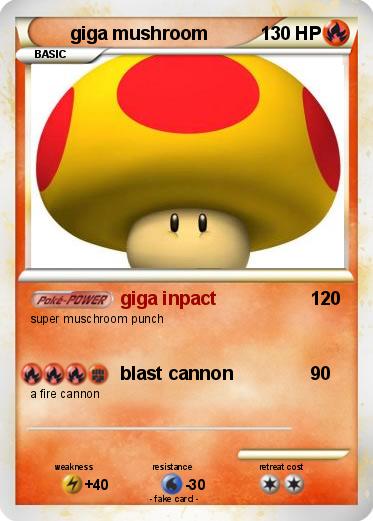 Pokemon giga mushroom