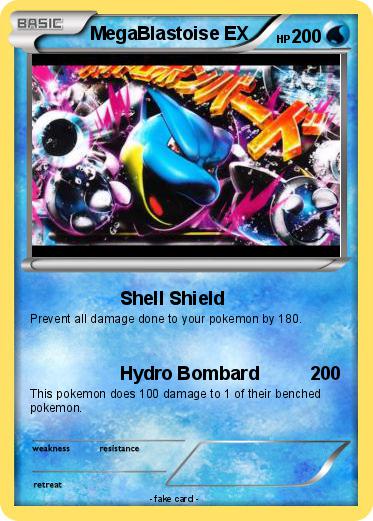 Pokemon MegaBlastoise EX