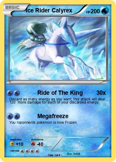 Pokemon Ice Rider Calyrex