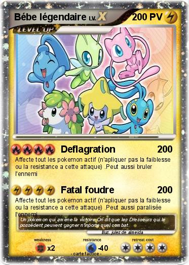 Pokemon Bébe légendaire