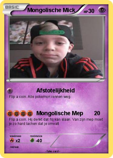 Pokemon Mongolische Mick