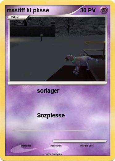 Pokemon mastiff ki pksse