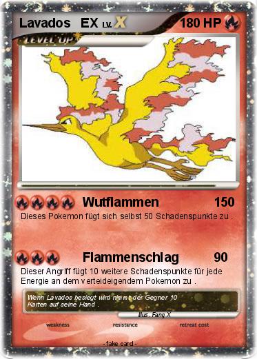 Pokemon Lavados   EX