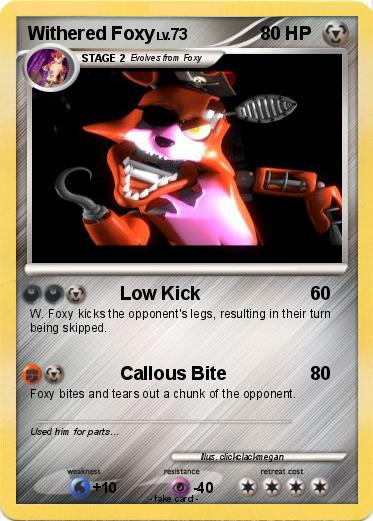 Pokemon Withered Foxy