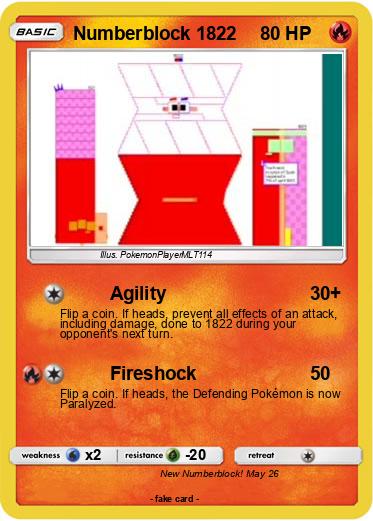 Pokemon Numberblock 1822