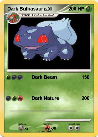 Pokemon Dark Bulbasaur