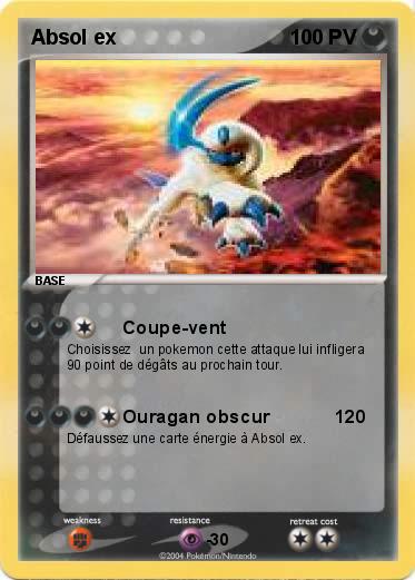 Pokemon Absol ex  