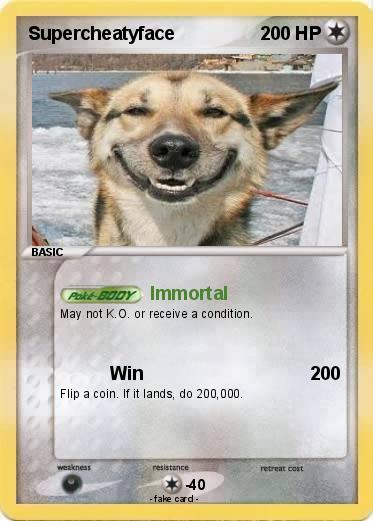 Pokemon Supercheatyface