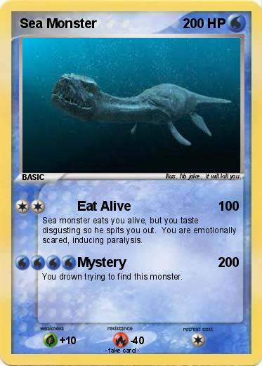 Pokemon Sea Monster