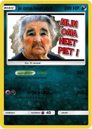 Pokemon je oma heet piet