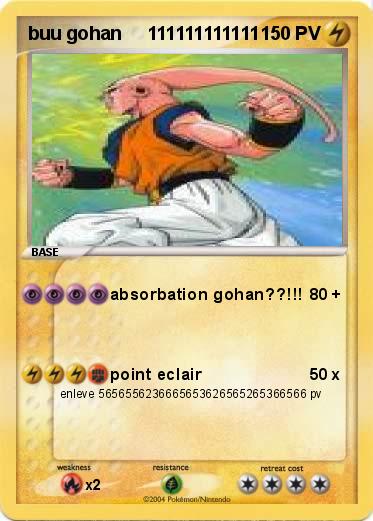 Pokemon buu gohan     111111111111