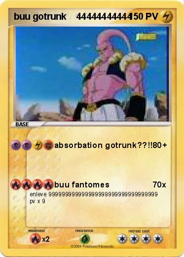 Pokemon buu gotrunk    44444444444