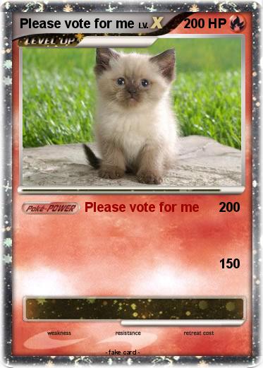 Pokemon Please vote for me