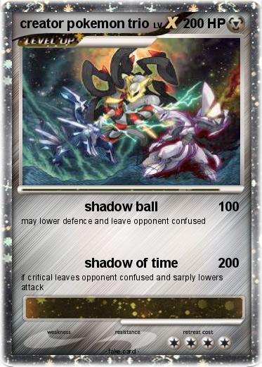 Pokemon creator pokemon trio