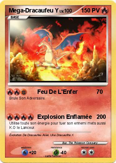 Pokemon Mega-Dracaufeu Y