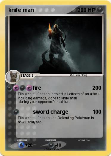 Pokemon knife man