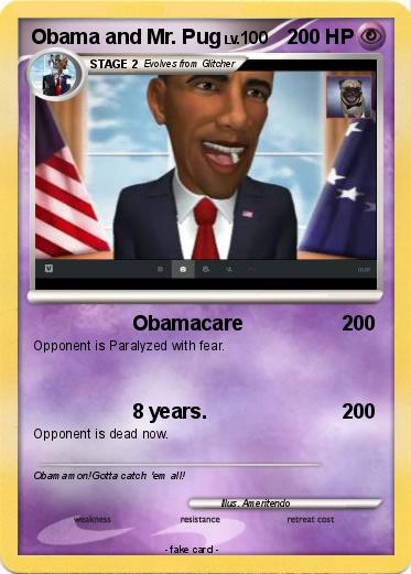 Pokemon Obama and Mr. Pug