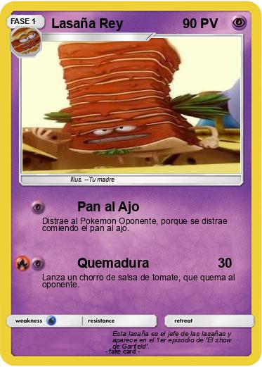 Pokemon Lasaña Rey