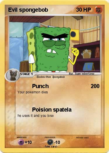 Pokemon Evil spongebob