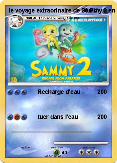 Pokemon le voyage extraorinaire de Sammy 2 en 2014