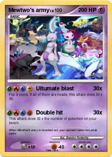 Pokemon Mewtwo's army