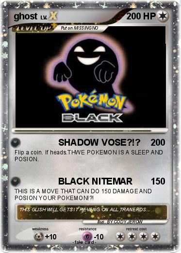 Pokemon ghost